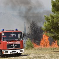 Požar u Dubravi kod Šibenika