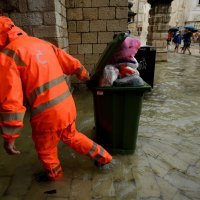 Dubrovnik: Obilna kiša poplavila Stradun