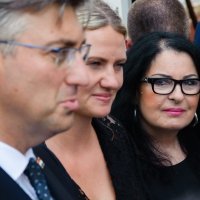 Andrej Plenković i Vesna Dragojević