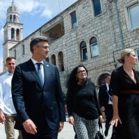 Andrej Plenković i Vesna Dragojević