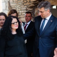 Andrej Plenković i Vesna Dragojević