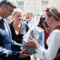 Andrej Plenković i Vesna Dragojević