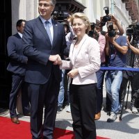 Ursula von der Leyen i Andrej Plenković