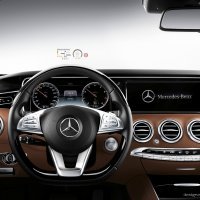 S-Class Coupé,  Head-up display (2014.)