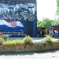 Mural posvećen VRO Oluja, poklon Petrinjcima povodom skorašnjeg blagdana