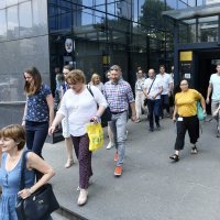 Evakuacija zgrade Hanza media u Zagrebu