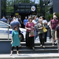 Evakuacija zgrade Hanza media u Zagrebu