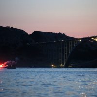 Tradicionalna Armadina bakljada na Krčkom mostu