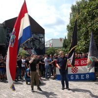 Petrinja: Bad Blue Boys napravili mural u čast poginulim braniteljima u Domovinskom ratu