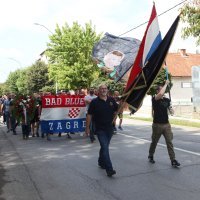Petrinja: Bad Blue Boys napravili mural u čast poginulim braniteljima u Domovinskom ratu