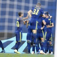 Dinamo - Ferencvaros, slavlje pogotka
