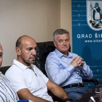 Župan Goran Pauk, izbornik Ivica Tucak, gradonačelnik Šibenika Željko Burić