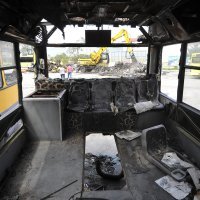 Uništavanje starih autobusa u Splitu