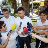 Split: Predsjednik SDP-a Davor Bernardić na Rivi