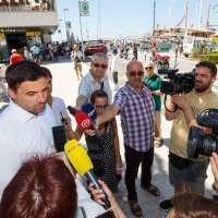 Split: Predsjednik SDP-a Davor Bernardić na Rivi