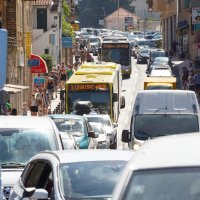 Velika prometna gužva prema splitskoj trajektnoj luci