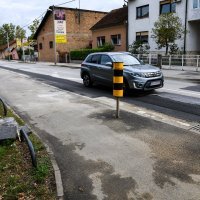 Oštećeni uspornici u ulici Dragutina Golika u Zagrebu
