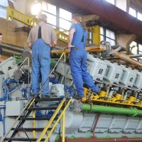 Dizelski motor iz nuklearne elektrane Smolensk stigao na remont