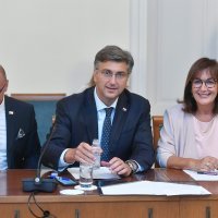 Gordan Grlić Radman, Andrej Plenković i Dubravka Šuica