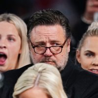 Australija - SAD, glumac Russell Crowe na tribinama