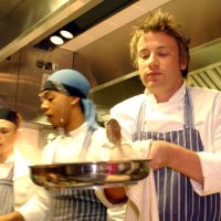 Jamie Oliver u kuhinji na otvorenju restorana Fifteen
