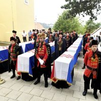 Ceremonija posljednjeg ispraćaja i pokopa posmrtnih ostataka 294 žrtve II. svjetskog rata