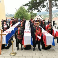 Ceremonija posljednjeg ispraćaja i pokopa posmrtnih ostataka 294 žrtve II. svjetskog rata
