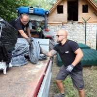 Postavljanje ograde na slovenskoj granici
