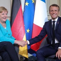 Angela Merkel, Emmanuel Macron