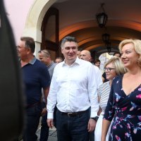 Varaždin: Predsjednički kandidat Zoran Milanović posjetio je Špancirfest