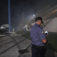 Požar na stadionu u Zaprešiću