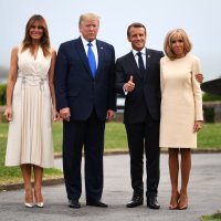 Melania Trump, Donald Trump, Emmanuel Macron, Brigitte Macron