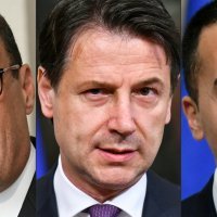 Nicola Zingaretti, Giuseppe Conte i Luigi Di Maio