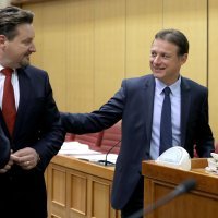 Lovro Kuščević i Goran Jandroković