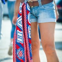 Navijači Hajduka dolaze na stadion Poljud na utakmicu Hajduk - Dinamo