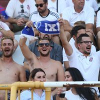 Atmosfera na tribinama pred početak utakmice HNK Hajduk i GNK Dinamo