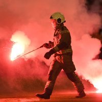 Bakljada Torcide na Poljudu