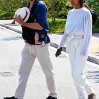 Vincent Cassel i Tina Kunakey s kćerkicom