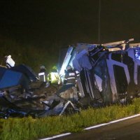 Sudar kamiona i automobila kod Cerovca Vukmanićkog