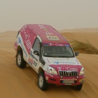 Cro Dakar Team na utrci Dakar 2005. u Sahari (Mauretanija)