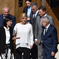 Trilateralni sastanak Kolinde Grabar-Kitarović, Alexandera Van Der Bellena i Boruta Pahora u Šibeniku