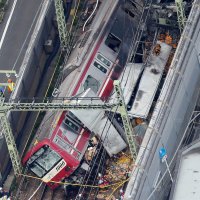 Sudar vlaka i kamiona u japanskoj Yokohami