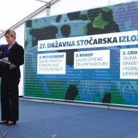 Predsjednica Kolinda Grabar-Kitarović na sajmu u Gudovcu