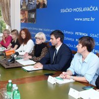 Radni sastanak dožupana Ivana Celjaka s ministricom demografije Vesnom Bedeković