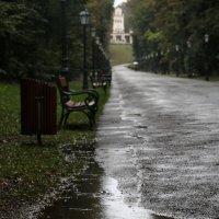 Prazan park Maksimir tijekom današnje kiše