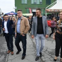 Zoran Milanović i Davor Bernardić obišli Međunarodni jesenski bjelovarski sajam