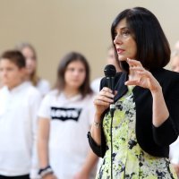 Ministrica Blaženka Divjak u Osnovnoj školi Gračani