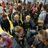 Ministrica Blaženka Divjak u Osnovnoj školi Gračani