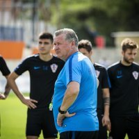 Trening hrvatske nogometne U-21 reprezentacije na Šubićevcu