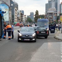 Sudar tramvaja i autobusa